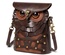 Retro satchel owl style ladies shoulder bag