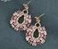 Retro Design Earrings Jewelry Colored Zircon Royal Style Accessories