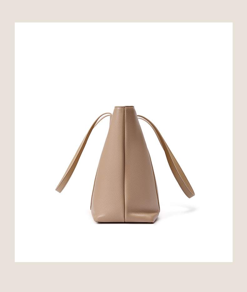 Fashionable and beautiful women’s bag cowhide tote bag high-end large capacity genuine leather versatile commuter bag插图14