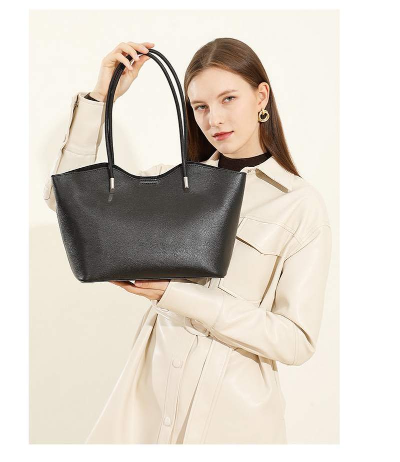Large capacity commuting tote beautiful women’s bags versatile textured handbag shoulder bag插图13