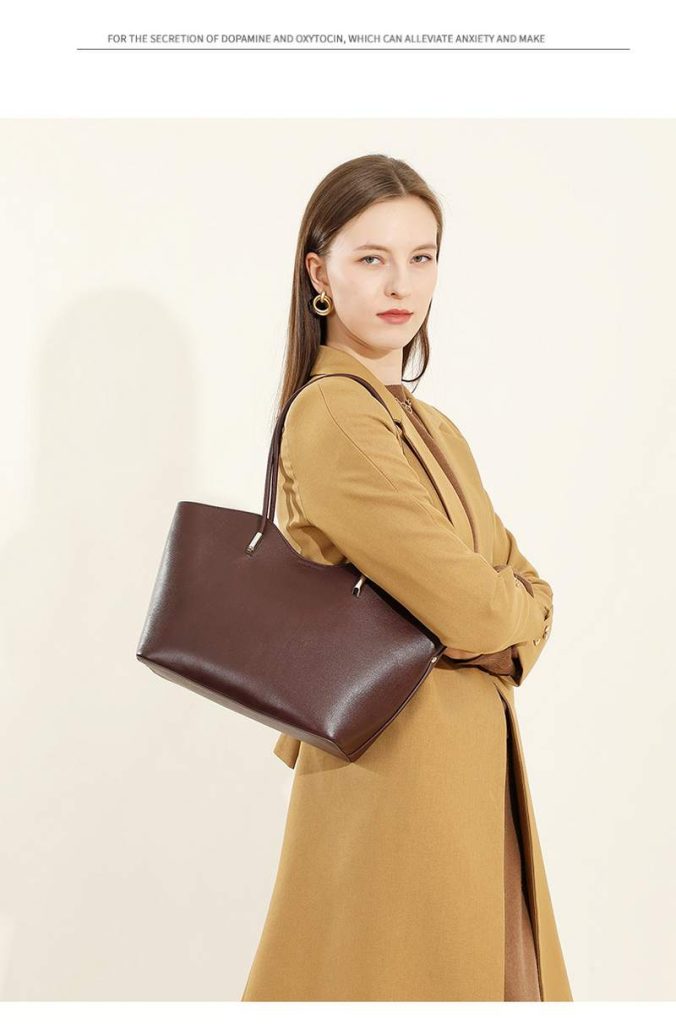 Large capacity commuting tote beautiful women’s bags versatile textured handbag shoulder bag插图11