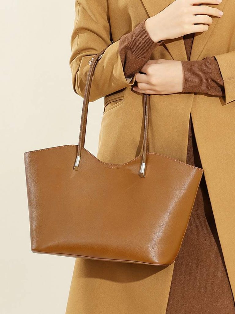 Large capacity commuting tote beautiful women’s bags versatile textured handbag shoulder bag插图4