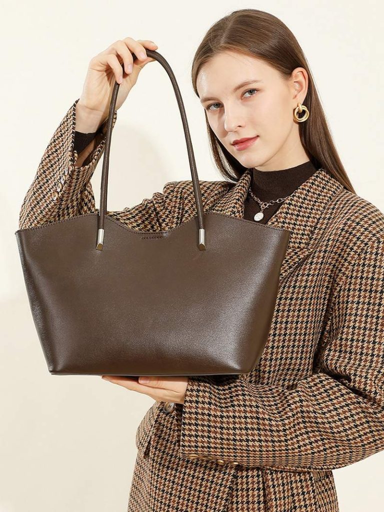 Large capacity commuting tote beautiful women’s bags versatile textured handbag shoulder bag插图1
