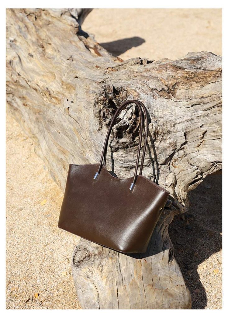 Large capacity commuting tote beautiful women’s bags versatile textured handbag shoulder bag插图