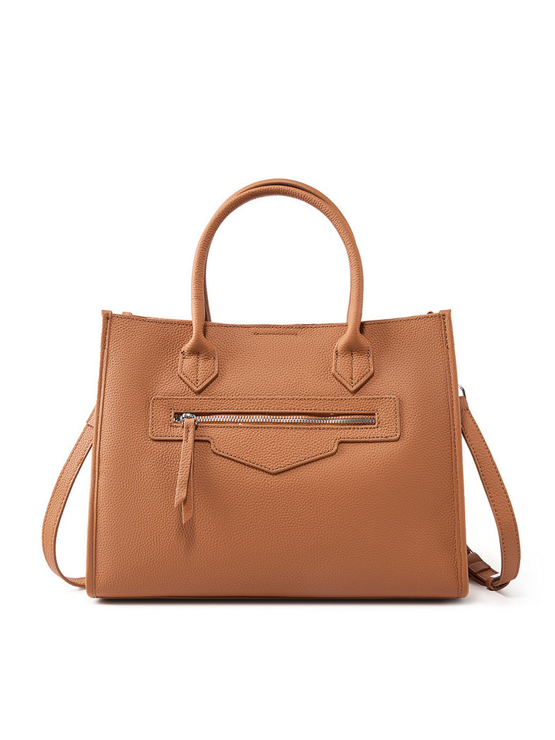 Personalized women’s shoulder bag fashionable cowhide bag commuting shoulder bag large capacity retro handbag tote bag插图6