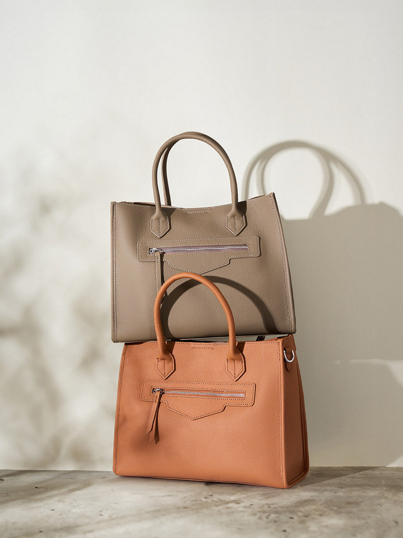 Personalized women’s shoulder bag fashionable cowhide bag commuting shoulder bag large capacity retro handbag tote bag插图8