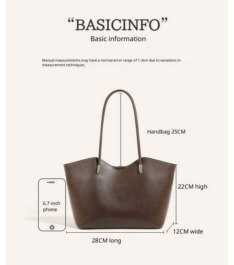Large capacity commuting tote beautiful women’s bags versatile textured handbag shoulder bag插图16