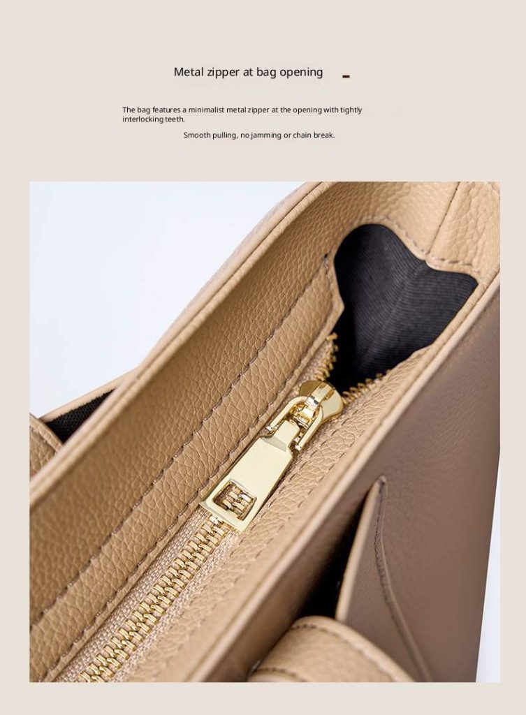 Fashionable and beautiful women’s bag cowhide tote bag high-end large capacity genuine leather versatile commuter bag插图7